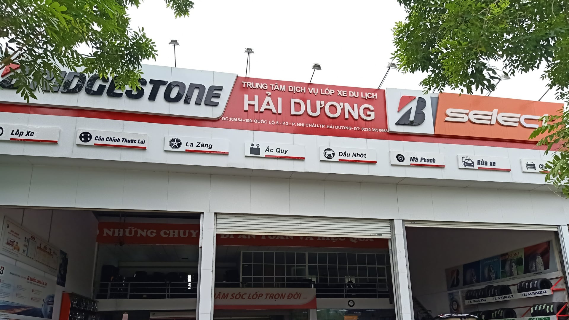 Hải Dương: Đại lý Bridgestone B-Select Hải Dương 